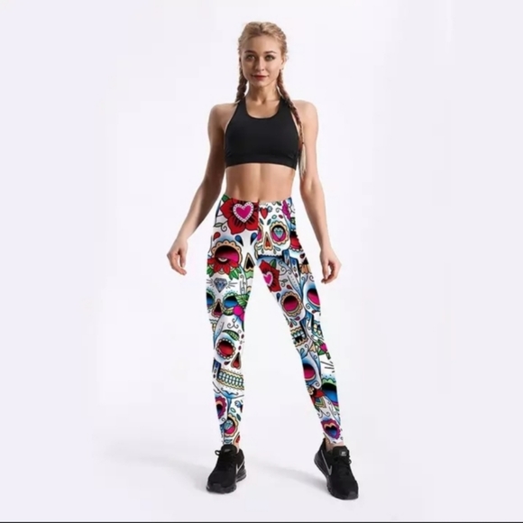 Skull Head Love leggings - Picture 2 of 2